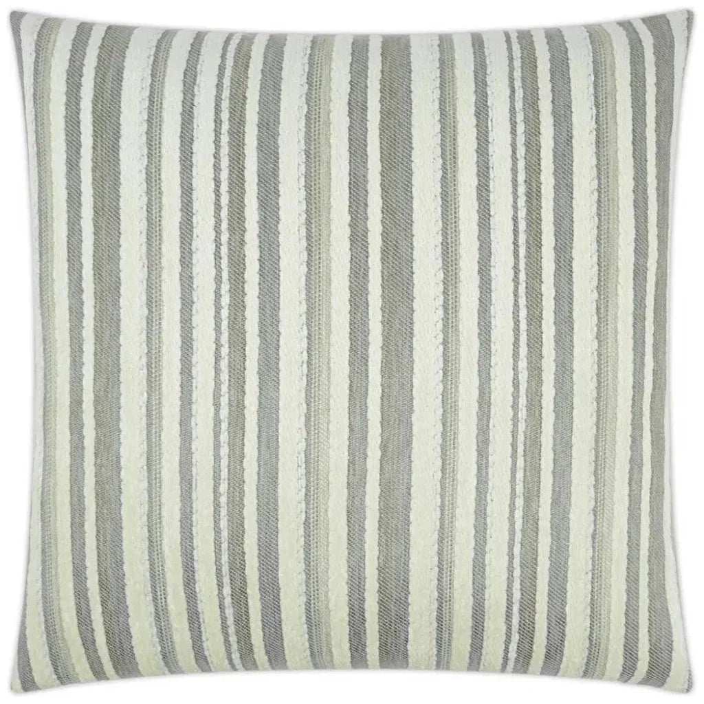 Marisol Taupe Stripes Taupe Large Throw Pillow Insert