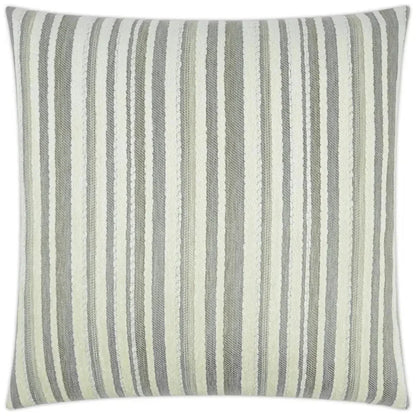 Marisol Taupe Stripes Taupe Large Throw Pillow Insert