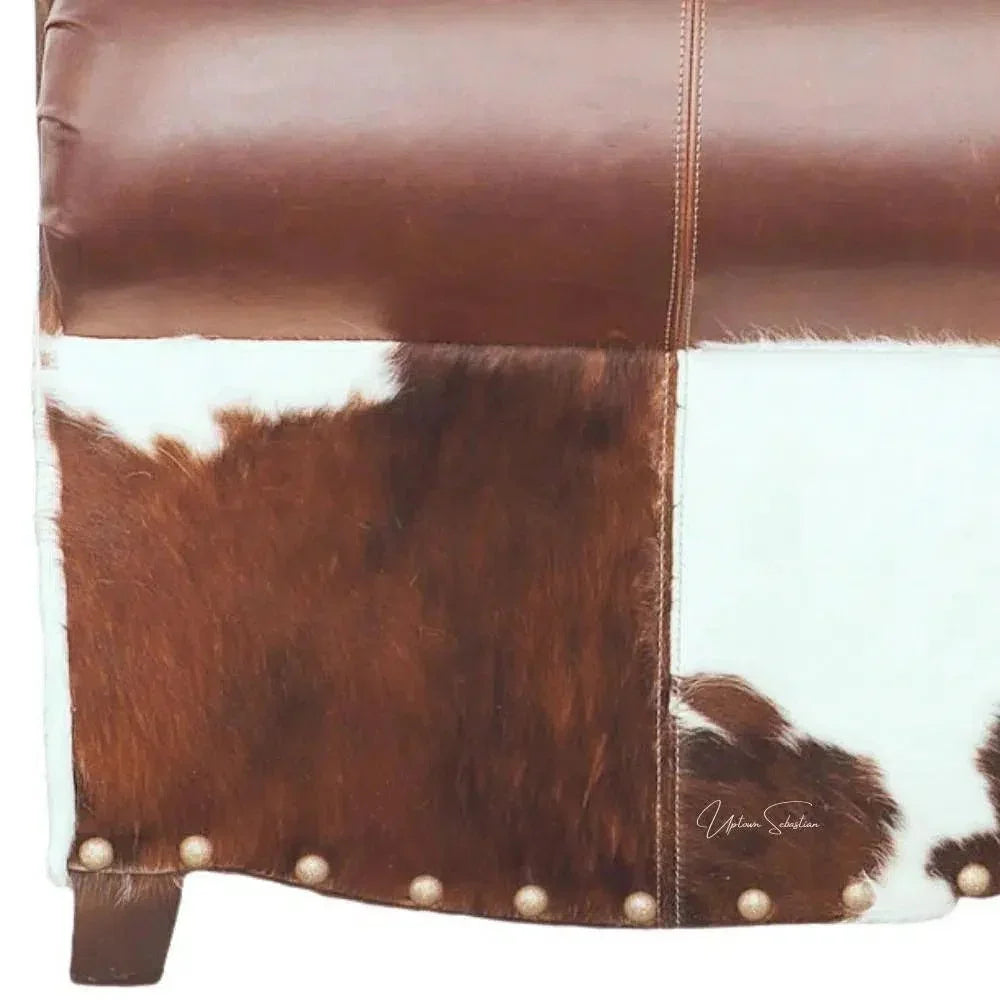 Marshal Western Caramel Leather Sofa
