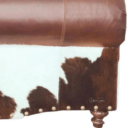 Marshal Western Caramel Leather Sofa