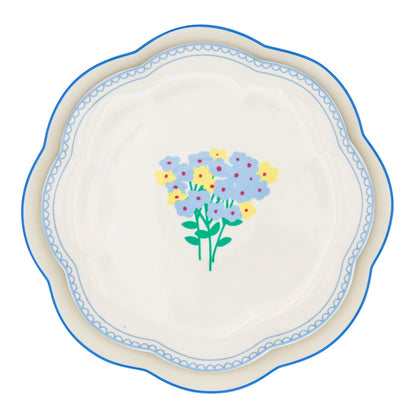 Meadow Flora Dinner Plate - Set of 4 (+1 Bonus Plate)
