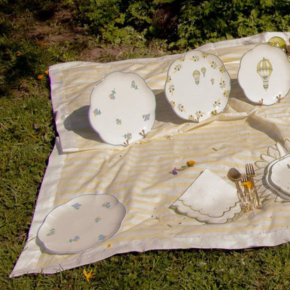 Meadow Flora Dinner Plate - Set of 4 (+1 Bonus Plate)