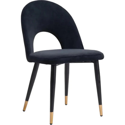 Menlo Velvet Armless Dining Chair 2PC
