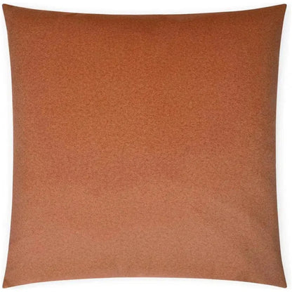 Merino Coral Solid Coral Large Throw Pillow Insert