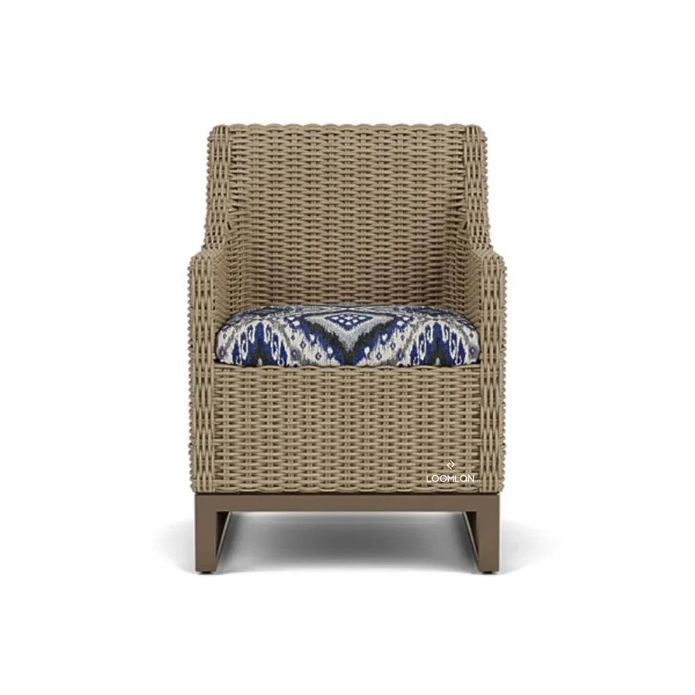 Milan Dining Armchair Premium Wicker Furniture Made USA