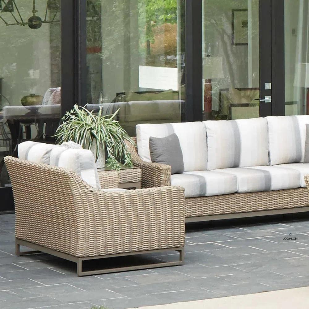 Milan Sofa Premium Wicker Furniture Made USA