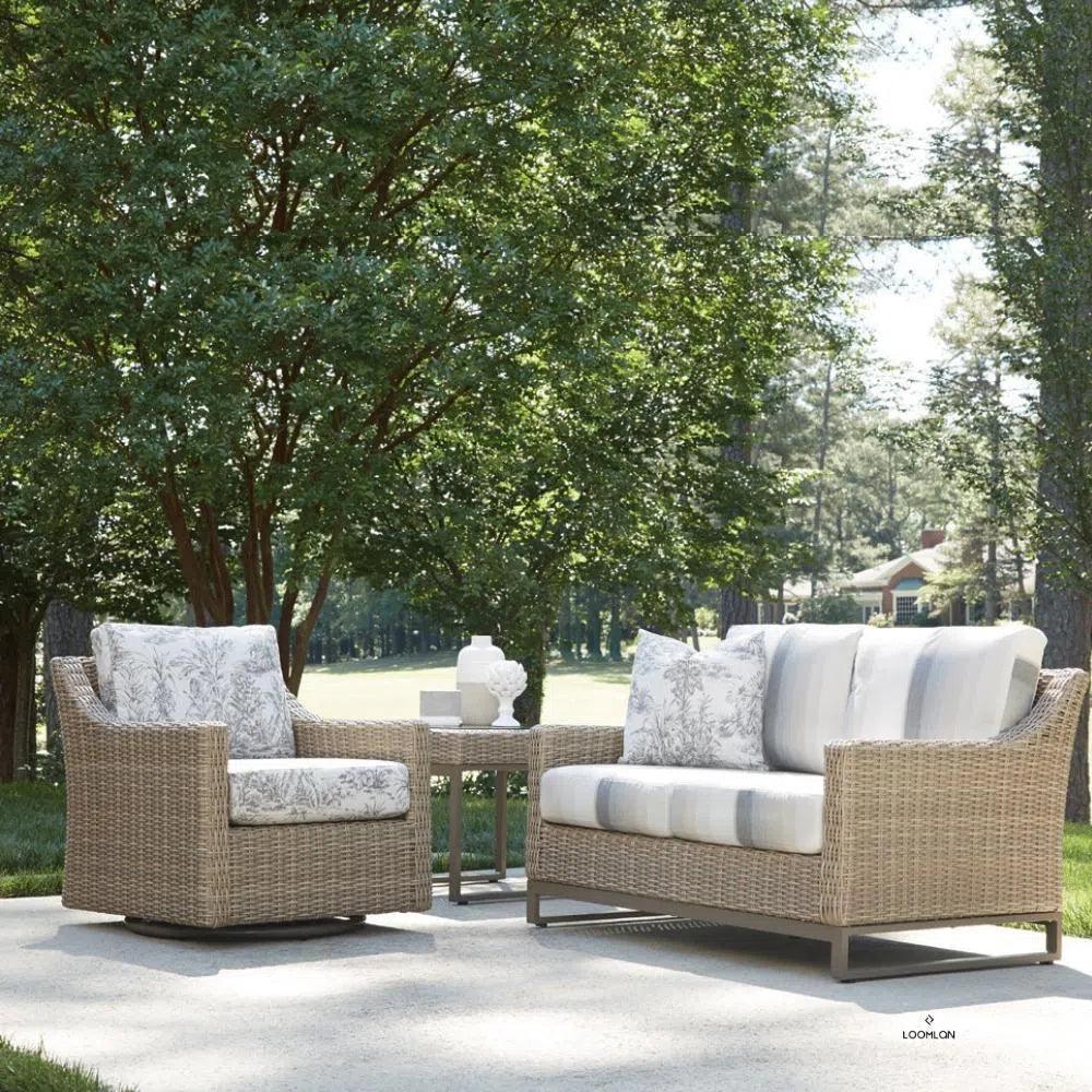 Milan Sofa Premium Wicker Furniture Made USA