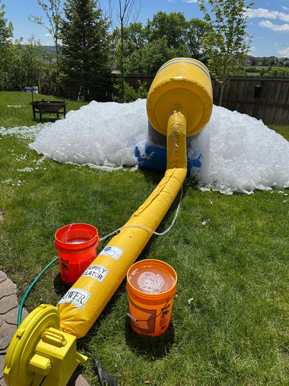 FOAM POWDER PACKS; 80 POWDER PACKS + free foam inflatable Bubble Unit