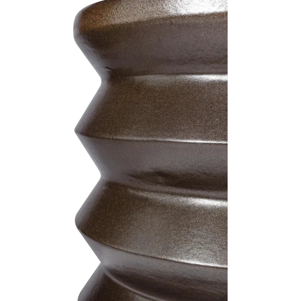 Mirage Accent Table - Pyrite Brown Outdoor End Table