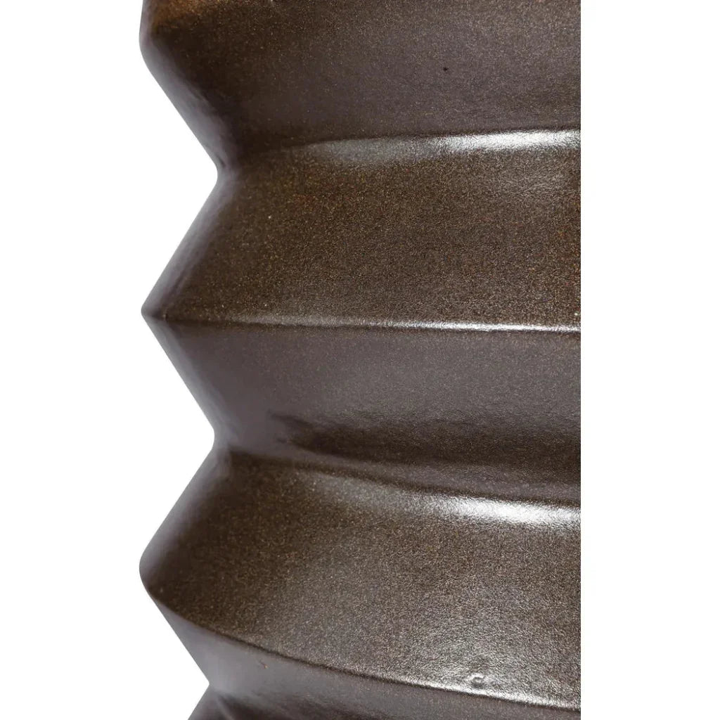 Mirage Accent Table - Pyrite Brown Outdoor End Table