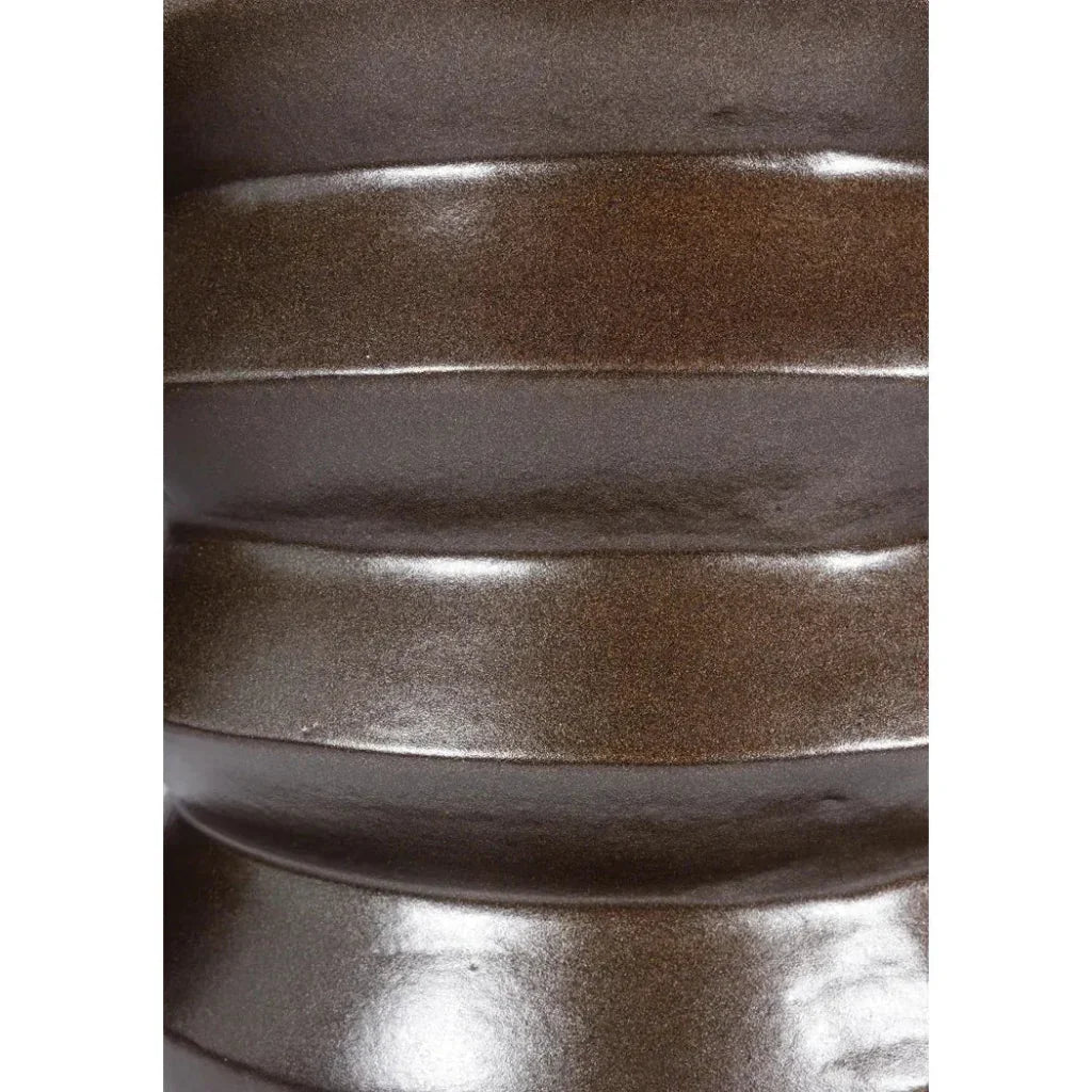 Mirage Accent Table - Pyrite Brown Outdoor End Table