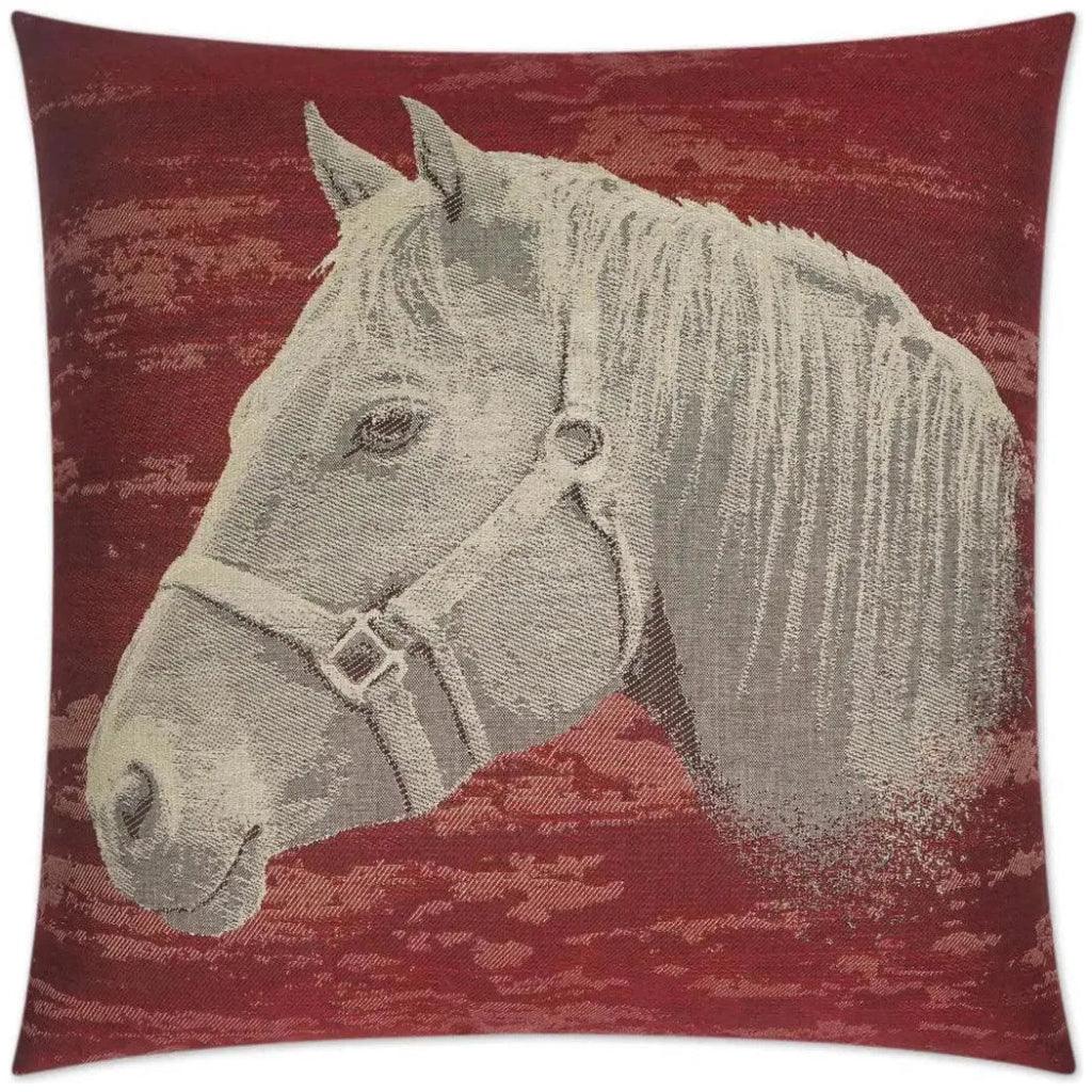 Mister Ed Red Throw Pillow With Insert