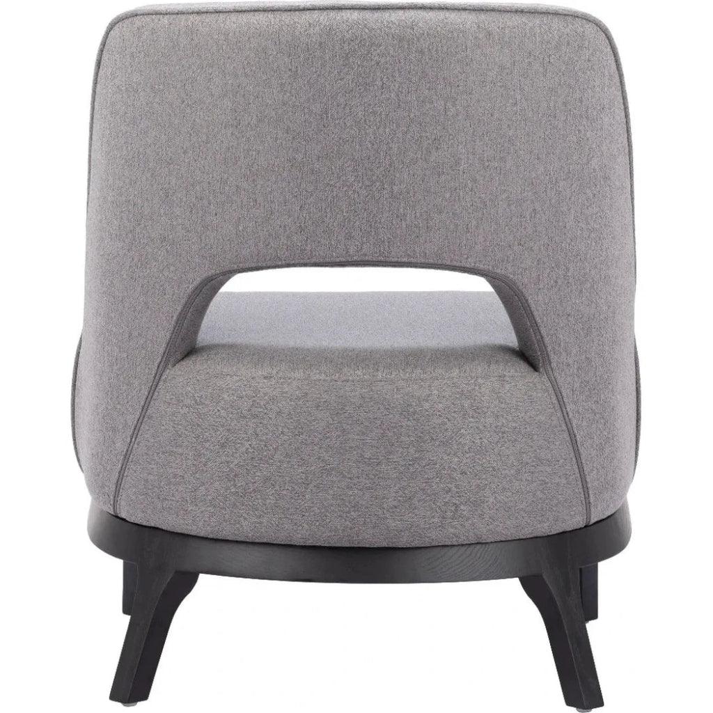 Mistley Wood Gray Armless Accent Chair