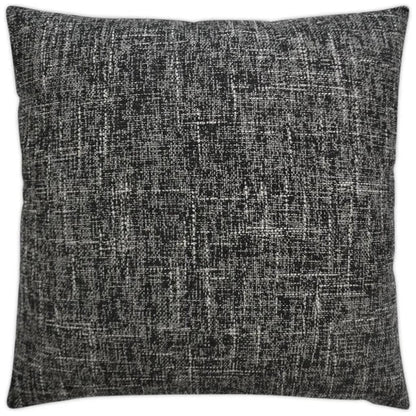 Mixology Onyx Black Throw Pillow With Insert