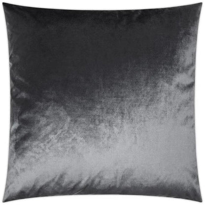 Mixology Onyx Black Throw Pillow With Insert