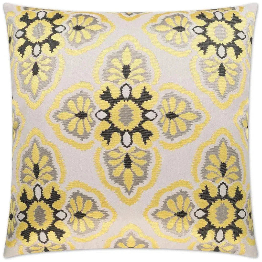 Mulberry Yellow Throw Pillow With Insert