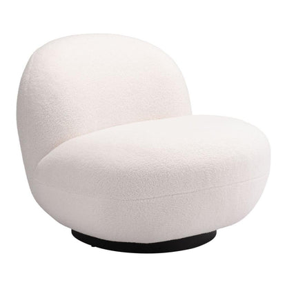 Myanmar Shearling Fabric Club Chair