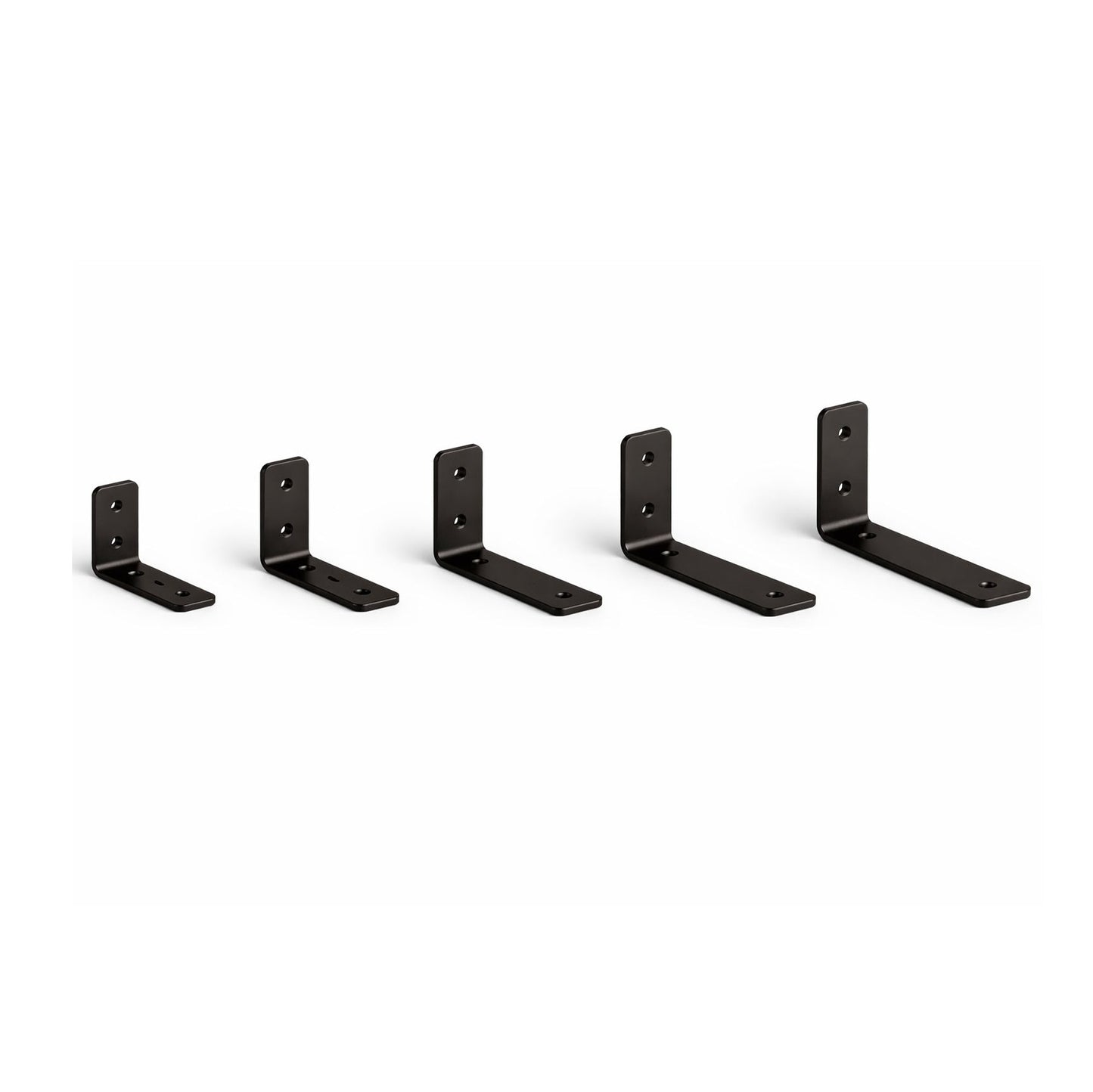 Kingsley DIY Home Wall Shelf Brackets | Heavy Duty 4" to 12" Wall Shelves