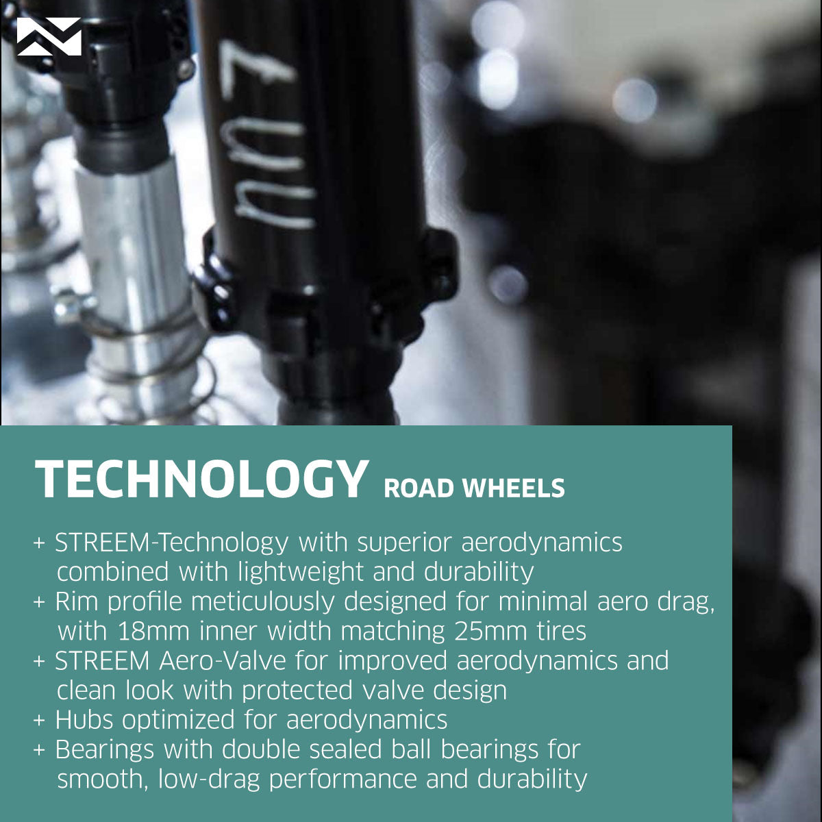 NEWMEN Wheelset - STREEM Allround VONOA | Road