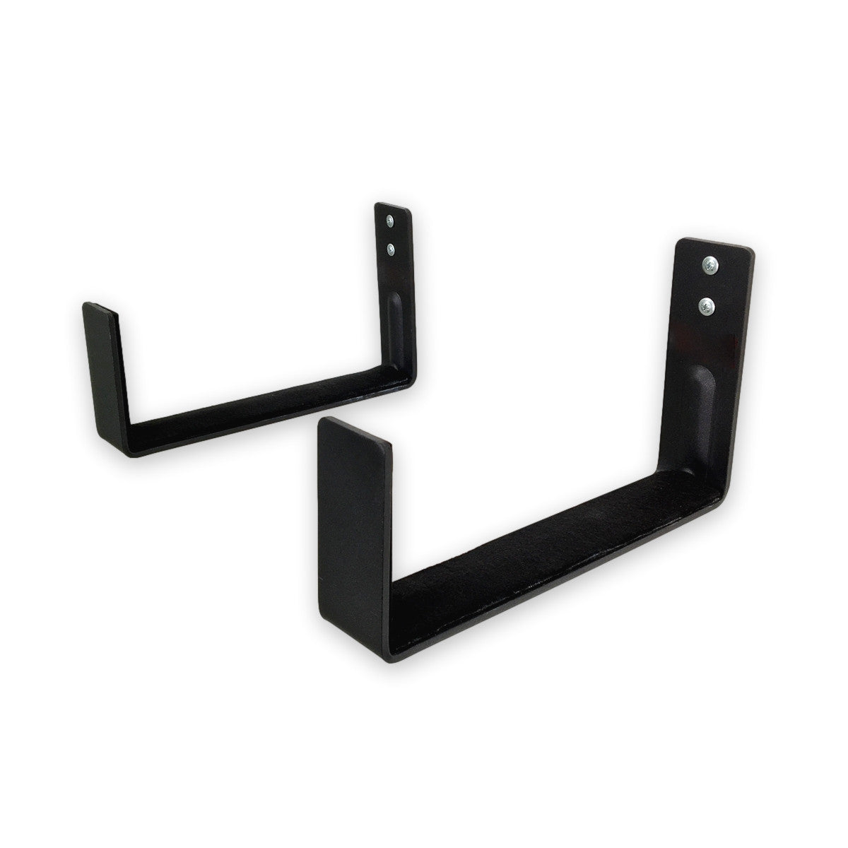 11" x 6" Minimalist Wall Hooks | Large | 2-Pack | Holds 50 lbs