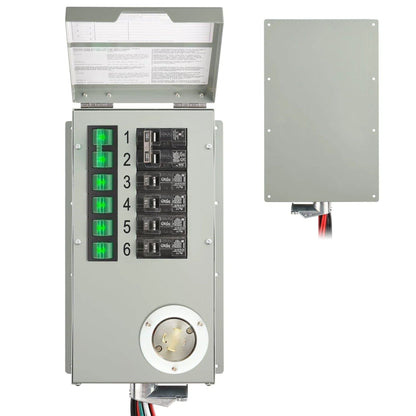 Refurbished - Nature's Generator 120V/240V 30A 6-Circuit Manual Transfer Switch