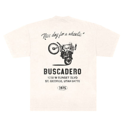 'Nice Day' Heavyweight Tee - Ivory