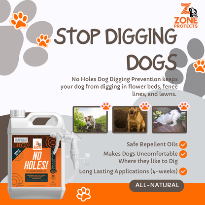 No Holes! Digging Prevention Concentrate/Gallon Trigger Sprayer