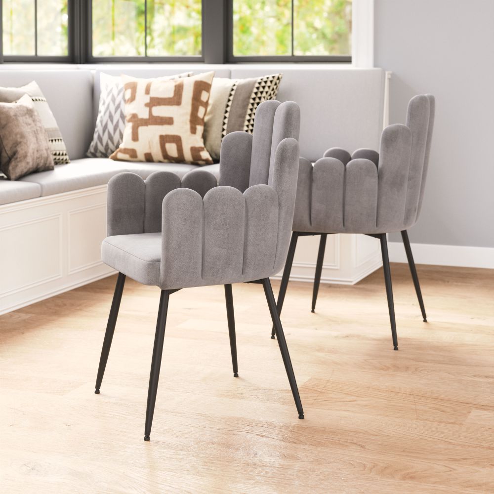 Noosa Velvet Dining Chair 2PC