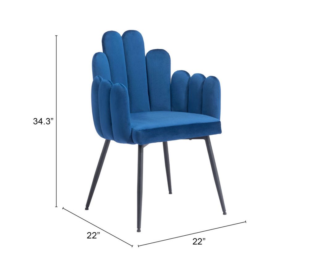 Noosa Velvet Dining Chair 2PC