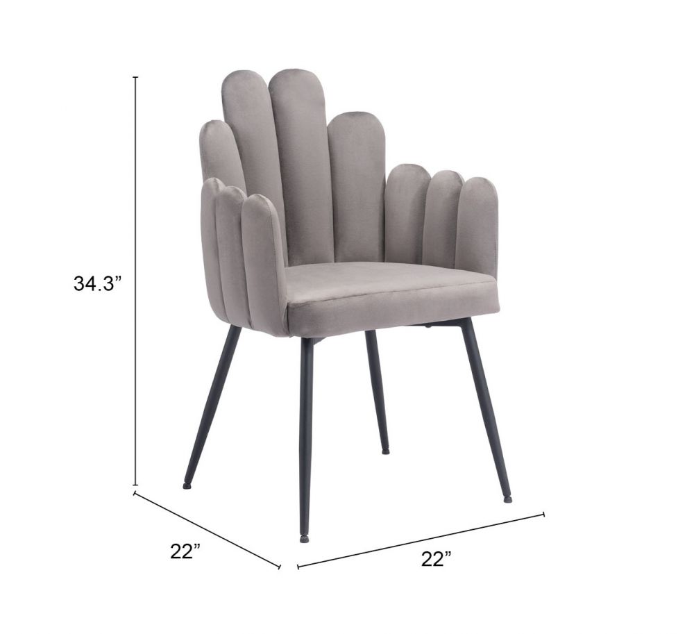 Noosa Velvet Dining Chair 2PC