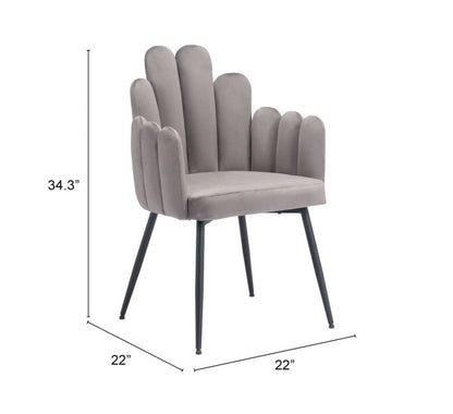 Noosa Velvet Dining Chair 2PC