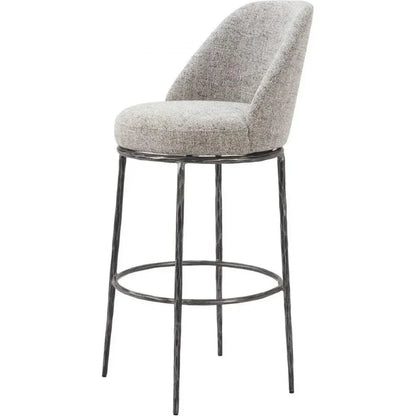 Nordhavn Grey Swivel Barstool