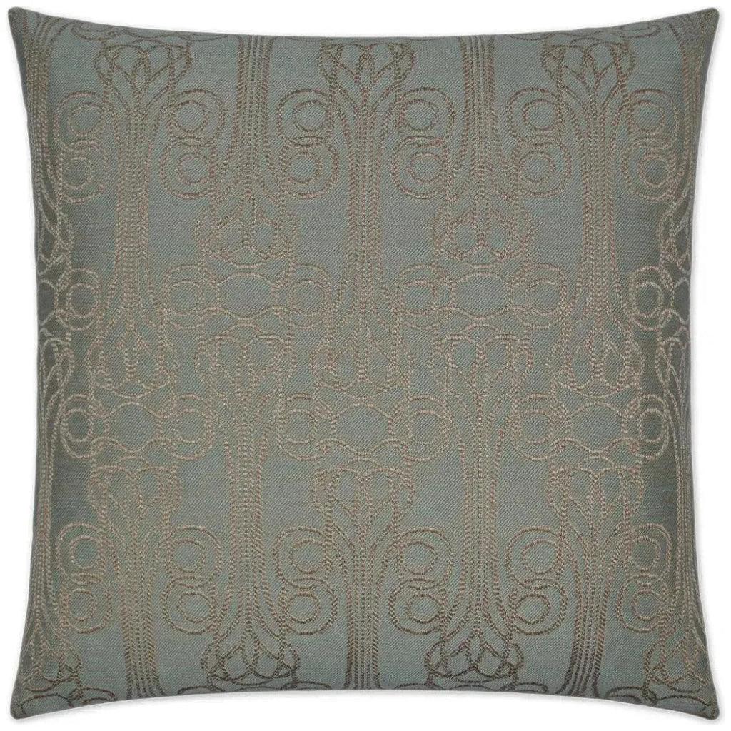 Nurella Mint Grey Throw Pillow With Insert