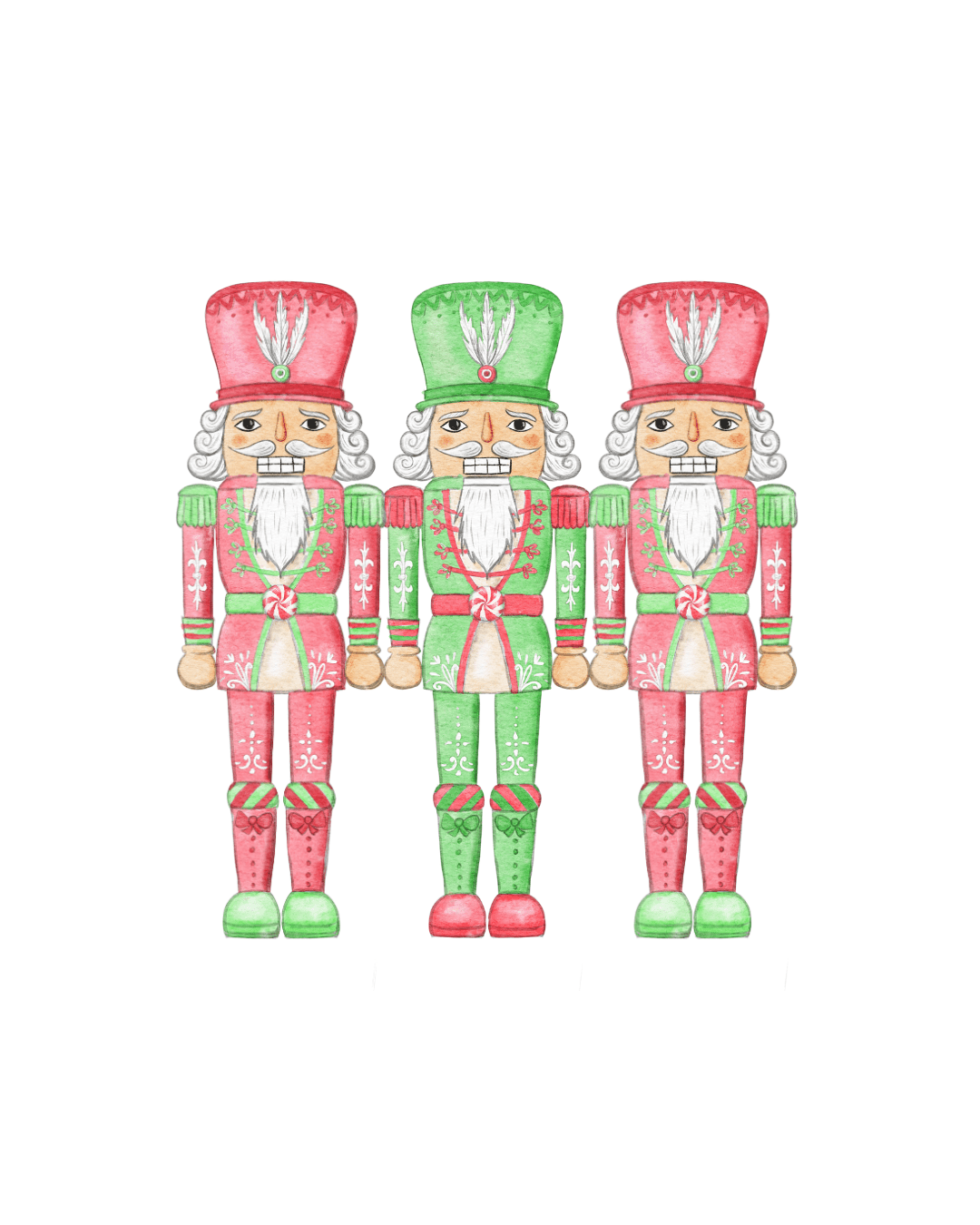 March of the Nutcrackers Acrylic Party Platter