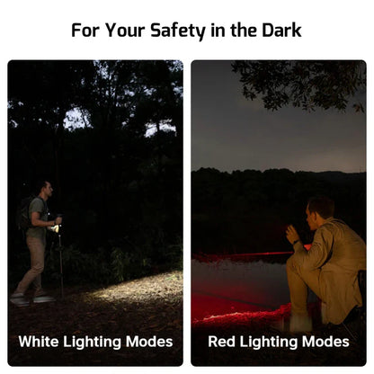 OLIGHT OCLIPPROSTARS Oclip Pro Clip on Flashlight with Floodlight Spotlight and Red Light - Stars & Stripes Edition