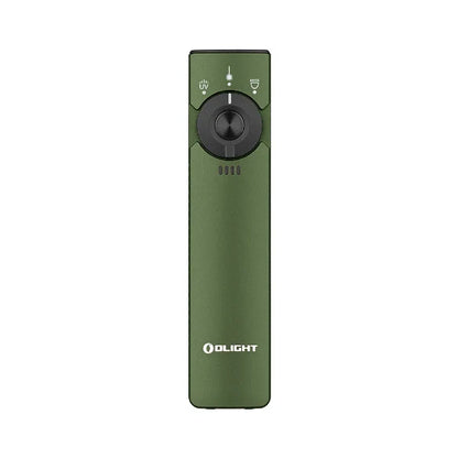OLIGHT ARKFELDPRO3RODGV3 Arkfeld Pro Flat EDC Flashlight with LED Light UV and Laser - OD Green