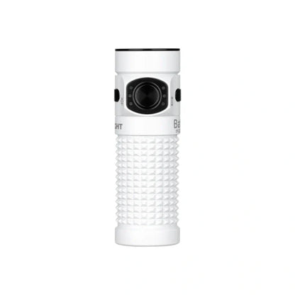 OLIGHT BATON4KITWH Baton 4 Powerful EDC Flashlight 1300 Lumens - White-Premium (With Charging Case)