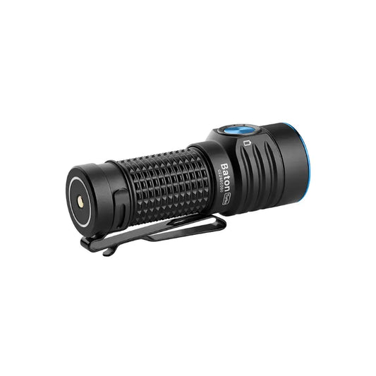 OLIGHT BATONTURBOBKRGL Baton Turbo Compact EDC Flashlight with 510m Long-Range Beam - Black