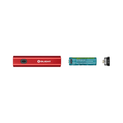 OLIGHT DIFFUSERD Diffuse 700 Lumens EDC Pocket Flashlight - Red