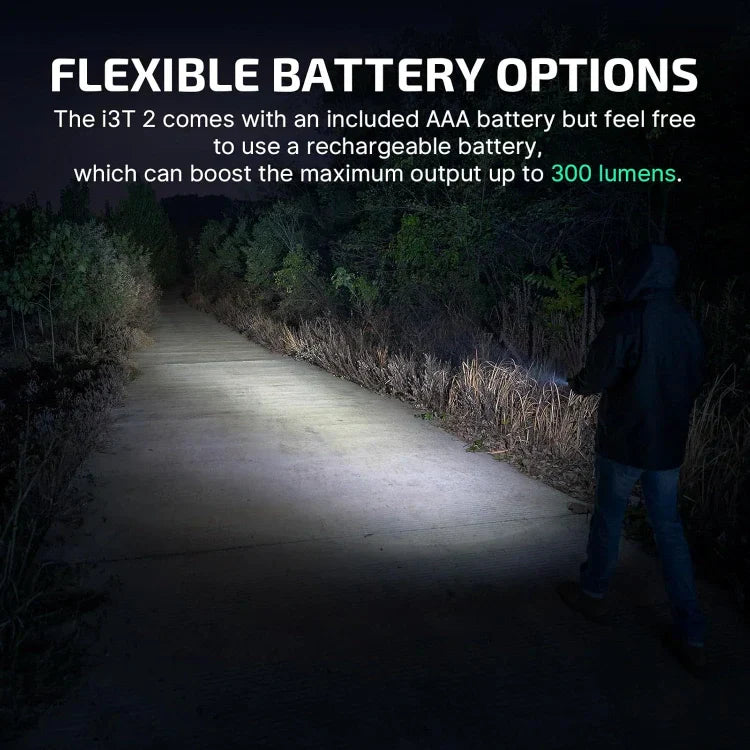 OLIGHT I3T2ODG i3T 2 EOS Small EDC Flashlight - OD Green