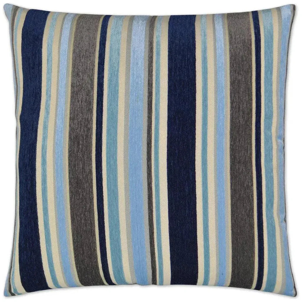 Oliver Blue Throw Pillow With Insert