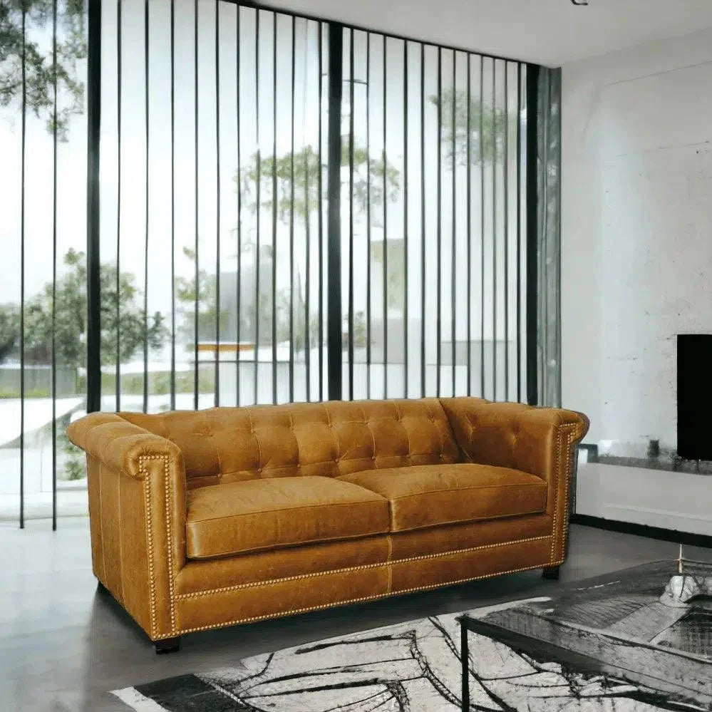 One Leather Sofa to Rule Them All, Custom Made