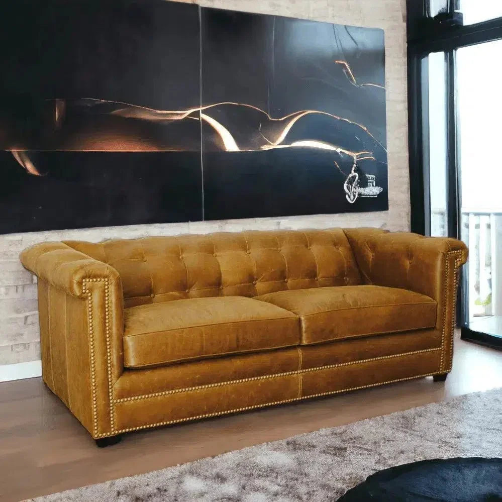 One Leather Sofa to Rule Them All, Custom Made