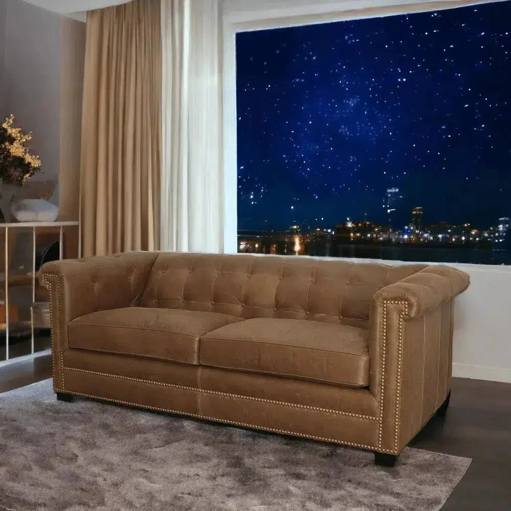 One Leather Sofa to Rule Them All, Custom Made