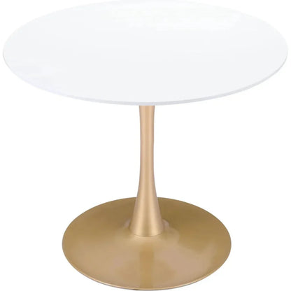 Opus Dining Table White & Gold