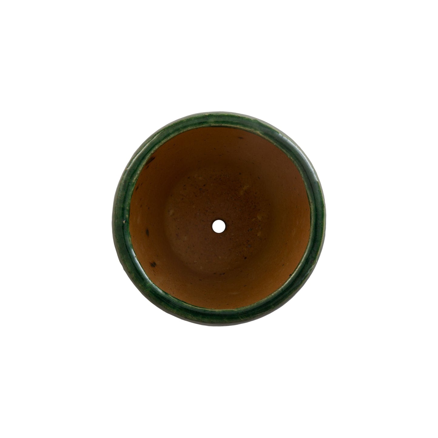 Ossal Green Ceramic Outdoor Planter