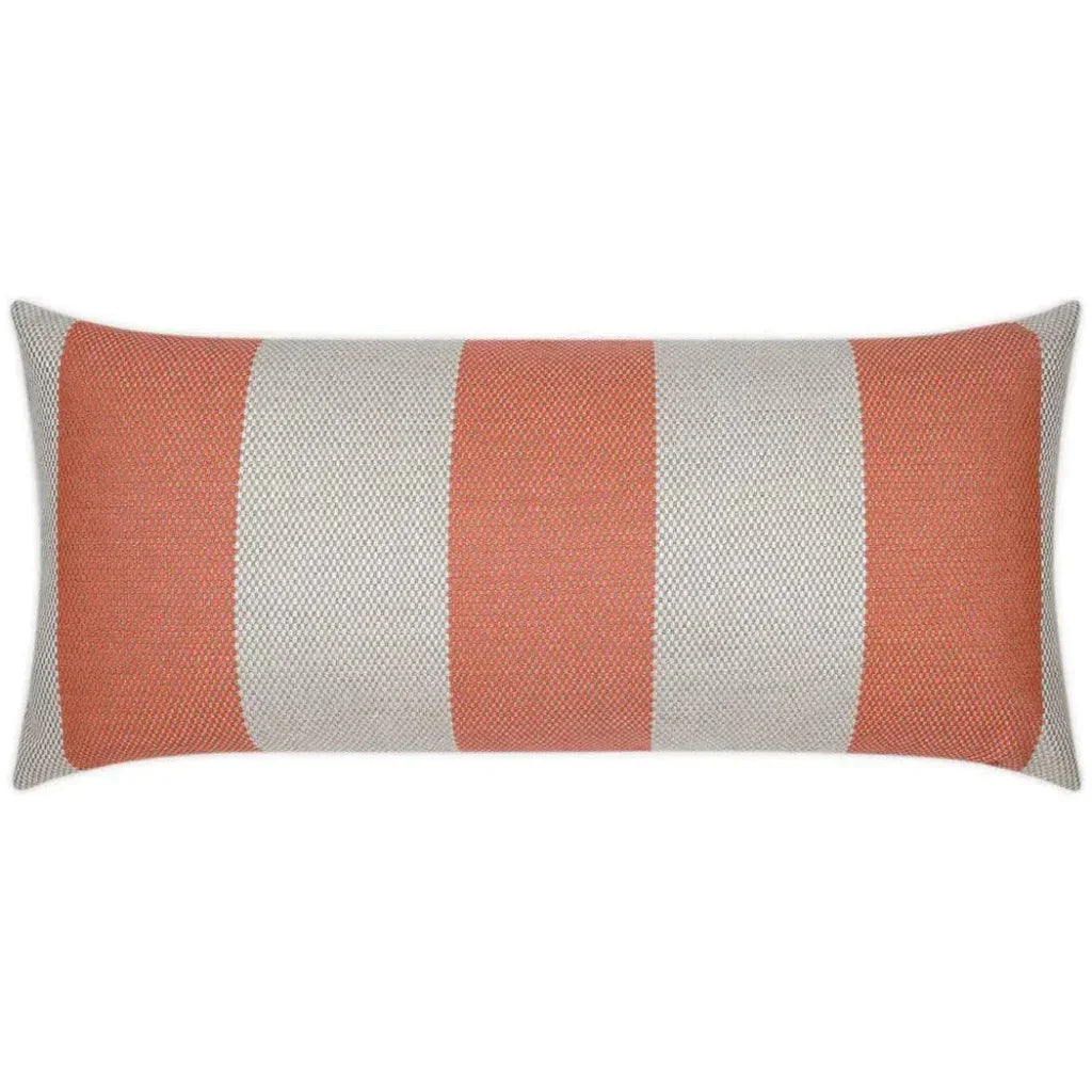 Outdoor Carlsbad Lumbar Pillow - Guava