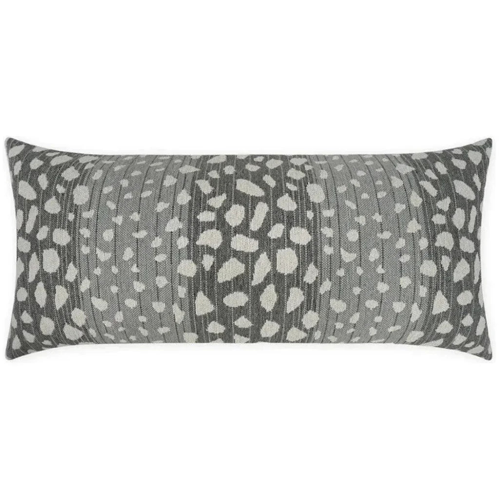 Outdoor Deerskin Lumbar Pillow - Flannel