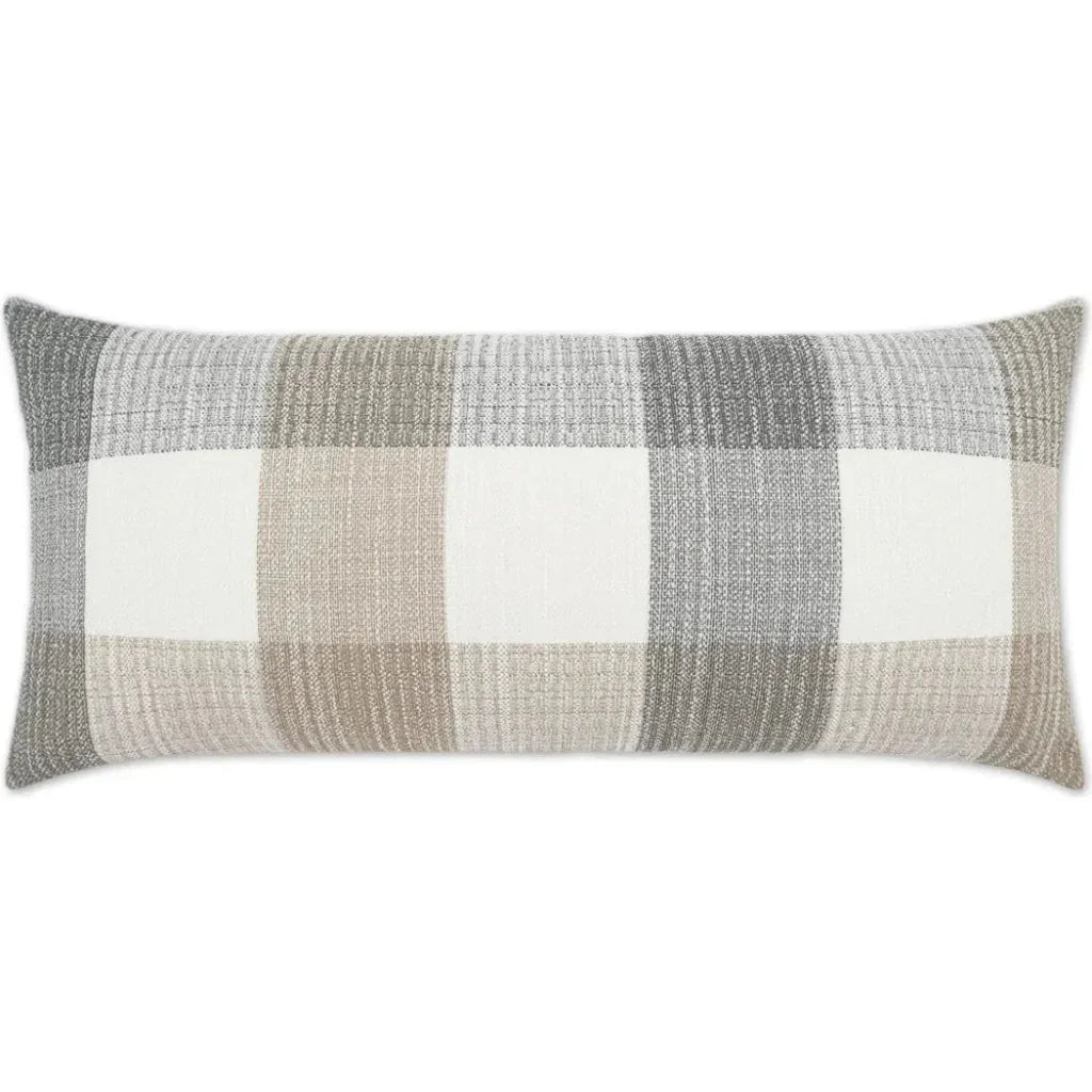 Outdoor Farmhouse Lumbar Pillow - Natural
