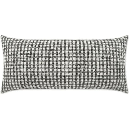 Outdoor Heart Stone Lumbar Pillow - Grey